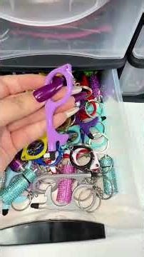 My 2026 "Lavender Luxe" Safety Keychain Set 🎀💜 Aesthetic Essentials Haul ✨