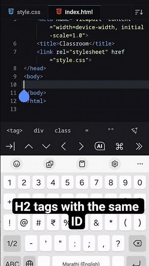 HOW TO USE TAG IN HTML/CSS#coding #html #lifelessons #technology #css #id #style