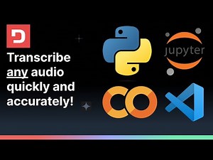 Using Google Colab with Deepgram to Transcribe Audio