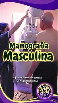 ¿Cómo se hace una mamografía a un hombre?