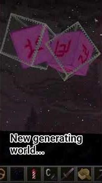 Minecraft game new generating world ...