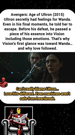 Ultron’s Hidden Love for Wanda Explained! #wanda #ultron #ageofultron #avengers #trend #vision