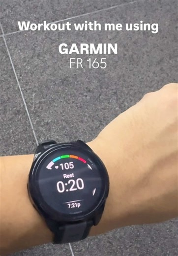 If gusto mo rin mag count ng reps and sets, garmin FR 165 kayang kaya gawin lahat niyan #garmin #fitness #smartwatch #track #ComfortMemories