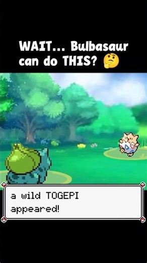 Bulbasaur Used SING?! 😳💤 (Unexpected Pokémon Moment) #pokemon #shorts