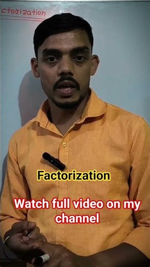 factorization// easy method// #viral #reels