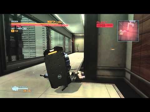 Metal Gear Rising: Revengeance HF Wooden Sword Gameplay Trophy/Achievement NO KILL