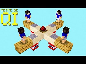 TESTEI MEU QI NO MINECRAFT