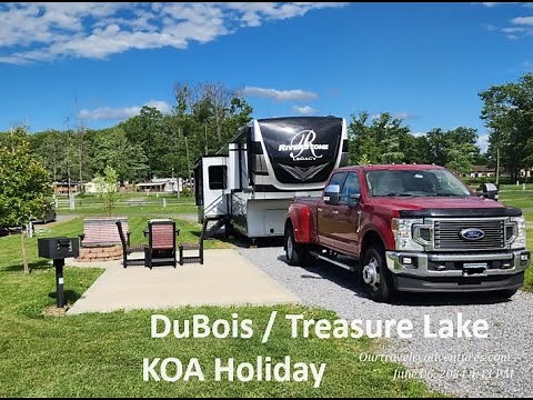 DuBois / Treasure Lake KOA Holiday in Pennsylvania Allegheny Mountains visit ‪@ourtravelrvadventure‬