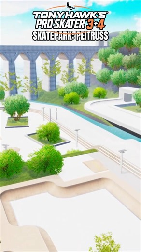 PEITRUSS SKATEPARK in Tony Hawk's Pro Skater 3+4 - CREATE-A-PARK