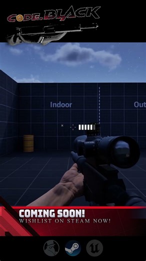 Indoor / Outdoor Dynamic Audio in #codeblack #gameplay #indiegame #short #gaming #vlog