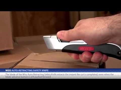 Wiss Safety Knife – Auto-Retracting Utility Knife