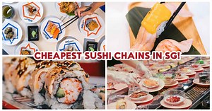 10 Cheap Sushi Places In Singapore From Just $1.50 Per Piece | Eatbook.sg