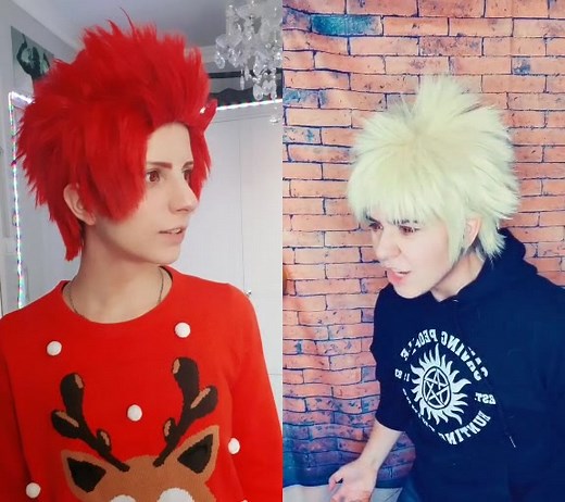 @heartofvirgo94 #bnha#bnhacosplay#kiribaku#bakugou#kirishima#bakugoucosplay#kirishimacosplay#kirishimaeijiurou #myheroacademia