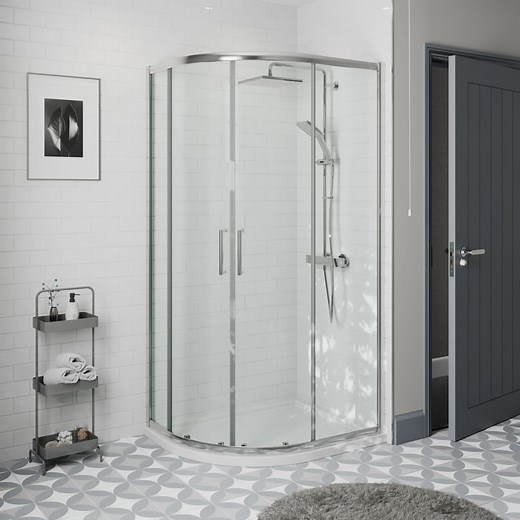 Offset Quadrant Shower Enclosures – Framed & Frameless | Plumbworld