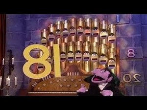 Sesame Street The Counts Number Of The Day 18 ( Mirrored )