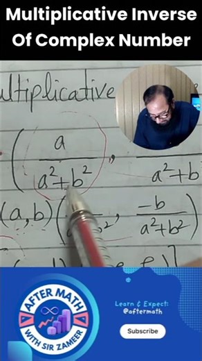 Multiplicative Inverse of Complex Numbers | Most Important Property of Complex Numbers #Shorts