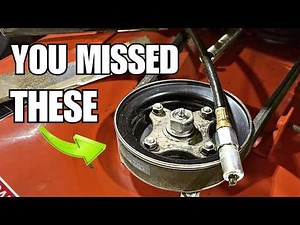 Missed Mower Deck Grease Points on the Kubota BX2360 Plus Blade Sharpening