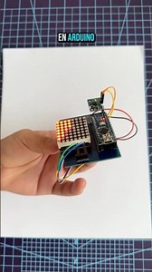 LED matrix with tilt sensor ⏳ #engineering #pcb #electronics #arduinoproject #arduino
