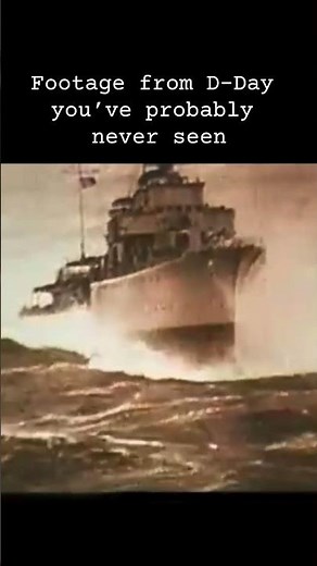 This is what D-Day really looked like #ww2 #dday #worldwar2 #history #historycomesalive