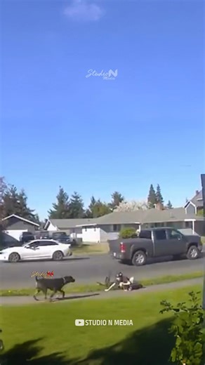 Kid in Trouble… Until a Passing Driver Steps In 🚗🐕 #shorts #dog #rescue #dogandkids