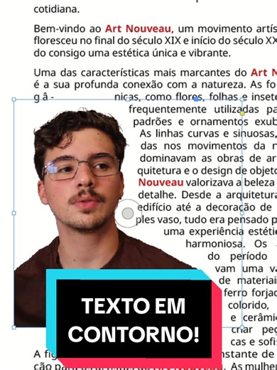 Como Criar Texto em Contorno no InDesign