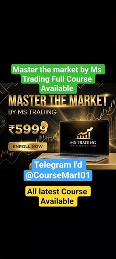 MS Trading Master the Market Full Course Available for free 😎 | leak course | Latest Course |#shorts