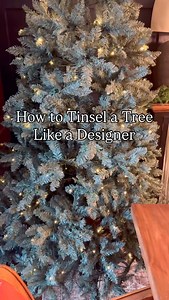 ✨ How to Tinsel Your Tree Like a Designer ✨ • Choose thin metallic strands (not garland). • Fluff your tree first, then add tinsel after lights & ornaments. • Use the “5-10 strand method” — drape a few strands per branch for a full look. • Mix placement on outer inner branches for depth. • Start at the top, work in sections, and step back to check balance. • Add a little extra toward the bottom for a full, glowing finish. 🎄 Keep it intentional, not heavy — shimmer > clumps! Do you like tinsel o