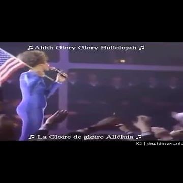 Whitney Houston Glory Hallelujah Live (1991)