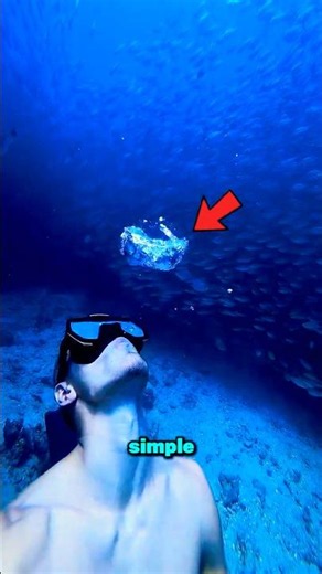 How To Make Bubble Rings Underwater ‼😱 #shorts
