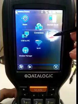 DataLogic Falcon X3 - Setting up WiFi connection