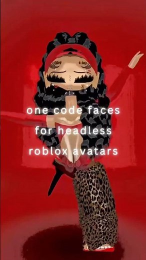 headless face id roblox #roblox #robloxavatar #robloxoutfits #robloxcodes #robloxoutfitcodes #shorts