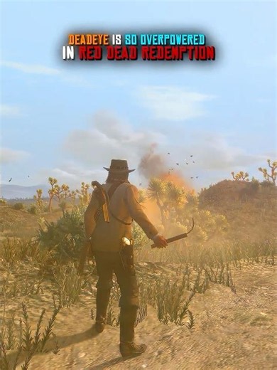 Dead Eye Was Broken In RDR1 😭🔥 | Red Dead Redemption | #rdr #shorts