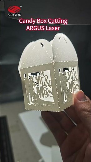Candy Box Precision Laser Cutting | ARGUS LASER Paper Laser Cutting Machine
