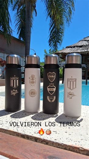 El estadio del hincha on Instagram: "VOLVIERON LOS TERMOS 🔥🧉 Blanco y negro • tapa a rosca • pico cebador • doble pared Ideales para este verano ☀️ 👉 ¿De qué club sos? 📸 Si ya tenés el tuyo, mandanos foto de tu spot matero de verano (pileta, playa, estudio, donde sea 👀) #futbolargentino⚽️ #bocajr #edelp #gimnasiayesgrimalaplata #termomate"