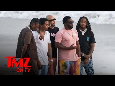 Diddy Hits Beach in Malibu with Nas, Travis Scott, Quavo & Swizz Beatz | TMZ
