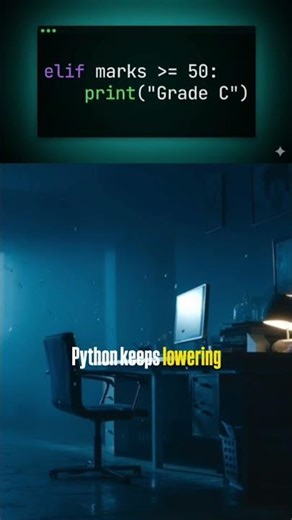 Python IF ELSE in 51 Seconds 😳 | Build a Grade Calculator Fast
