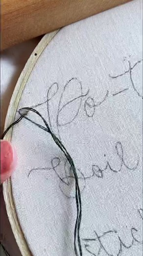 Reverse Chain Stitch Tutorial for Embroidery