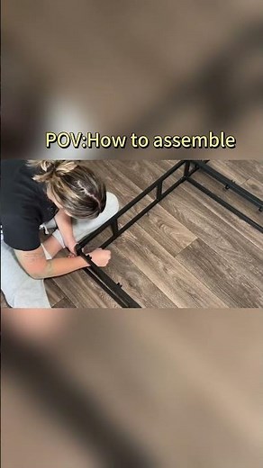💡POV: How to install this metal bed frame?#bedframe #liancheng #sourcefactory #oemodm