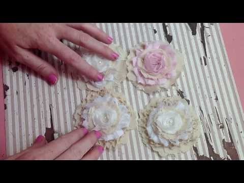 Simple Shabby Handmade Flower Tutorial