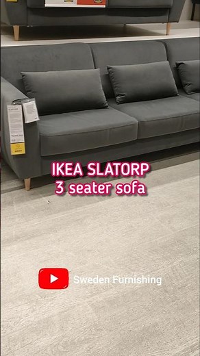 Ikea Slatorp 3 seater sofa, Grey color 2025