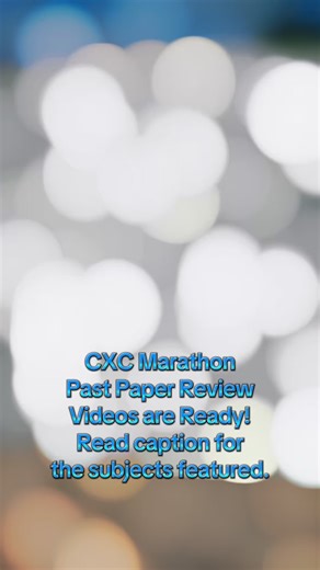 16 reactions | Preparing for your #CSEC or #CAPE exams, and need some...