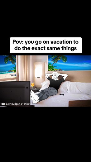 Vacations be like #wojak #meme #doomer #vacation #holiday #vacationmode #vacationlife
