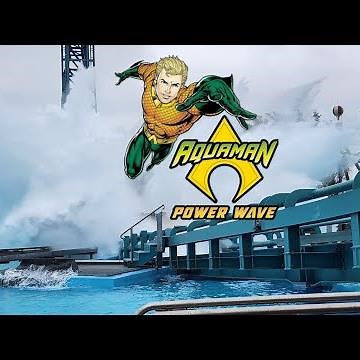 Front row POV on Aquaman Powerwave at Six Flags Over Texas