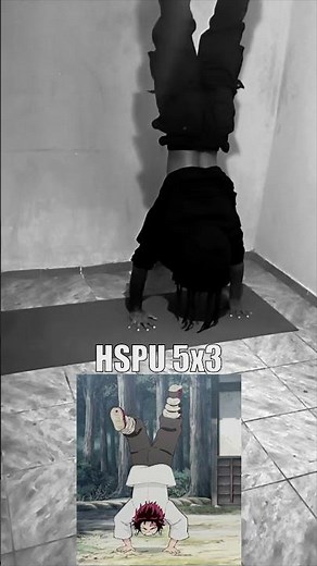 The Tanjiro Calisthenics Workout! #calisthenics #demonslayer #animeworkout