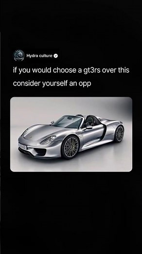 if you would choose a gt3rs over this consider yourself an opp #porsche #gt3rs
