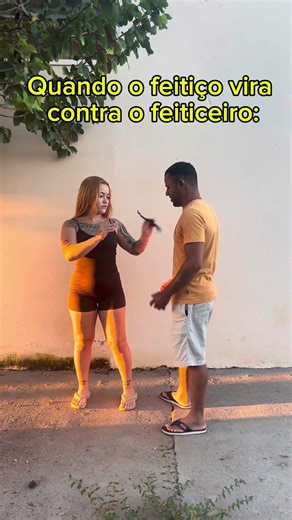 O feitiço virando contra o feiticeiro 🤣🤣🤣 #humor #casal #engracado