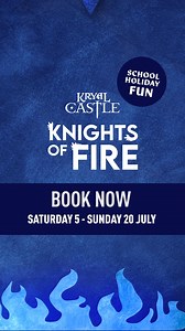 249K views · 57 reactions | The spectacular Knights of Fire event returns to Kryal Castle these winter school holidays, and Queen Neva’s icy grip still holds strong…  Will the brave knights banish her in a blaze of glory? Don’t miss your chance to be part of the action from Saturday 5 to Sunday 20 July. It’s a fiery adventure the whole family will love! Tickets selling fast  https://shorturl.at/dK0g9 | Kryal Castle | Facebook