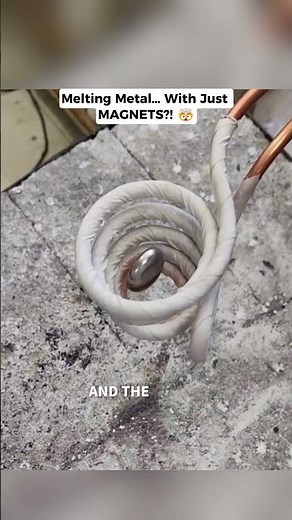 Magnets Melt Metal… Here’s How It Works 🤯 #shorts