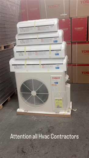 🚨 ATTENTION ALL HVAC CONTRACTORS 🚨 This is our TOSOT Comfort 5-Zone 48K BTU Condenser — built to perform in real-world installs: ✅ Hyper Heat down to -22°F ✅ 21 SEER high-efficiency inverter system ✅ Built-in WiFi ✅ 10-Year Warranty ✅ Wall mounts available from 7K–24K BTU Perfect for multi-room residential or light commercial applications. 📞 Contact me today for pricing, availability, and job estimates.