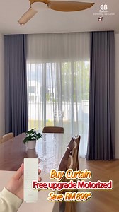 8.2K views · 32 reactions | Now you can save up to RM 899*! Buy curtain free upgrade Motorized Track!  #motorizedtrack | EB Curtain | Facebook